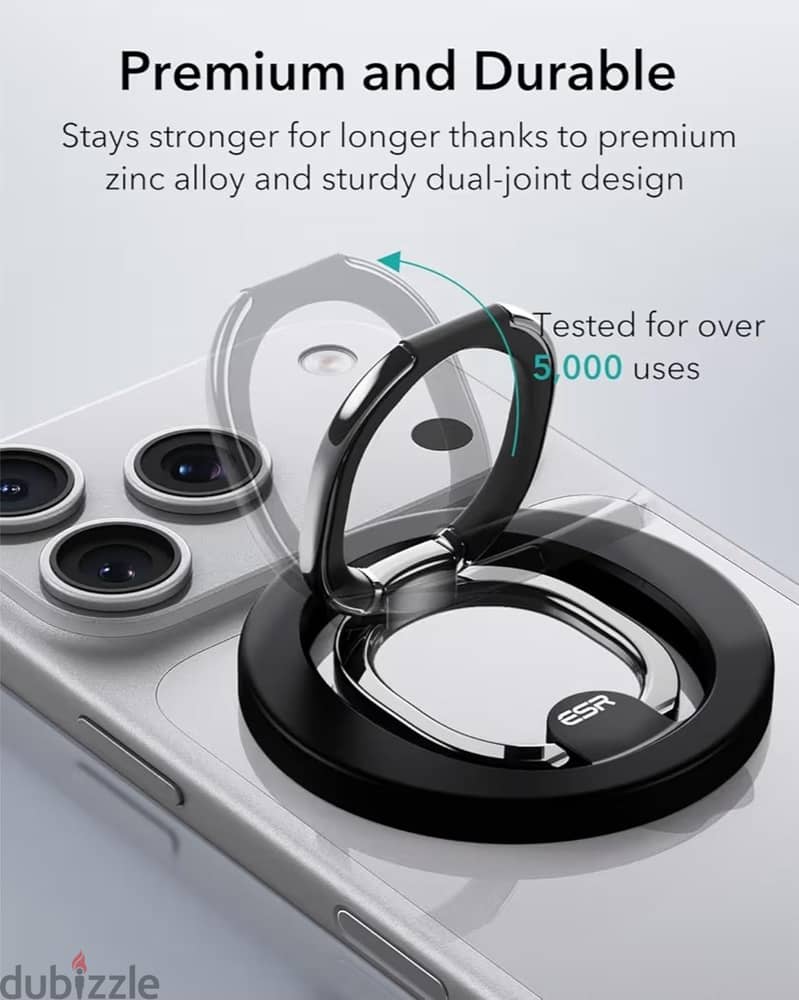 ESR Ring Stand for any mobile - Black color 3