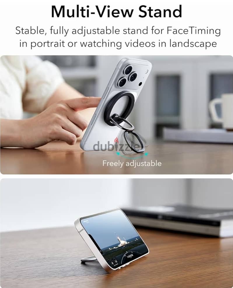 ESR Ring Stand for any mobile - Black color 4