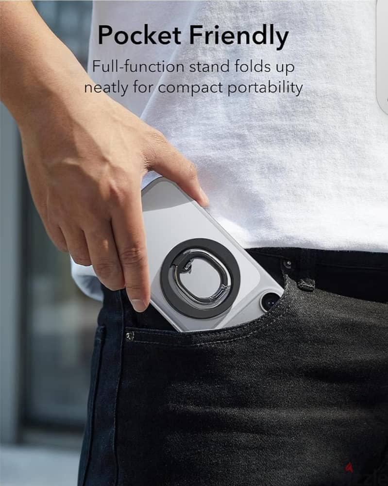 ESR Ring Stand for any mobile - Black color 6