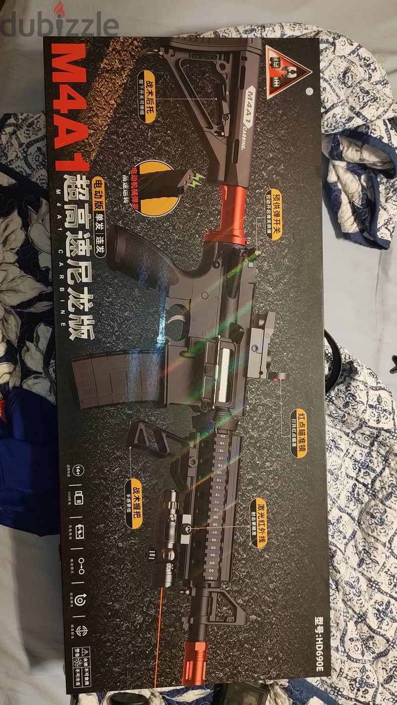 m4a1 gell blaster 7.4v high quality durable and heavy 2