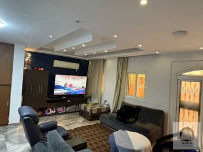 Apartment for sale in Al Narges Buildings, ground floor, 320 meters with a 125-meter garden, 4 rooms and 4 bathrooms, modern finishing, with a private