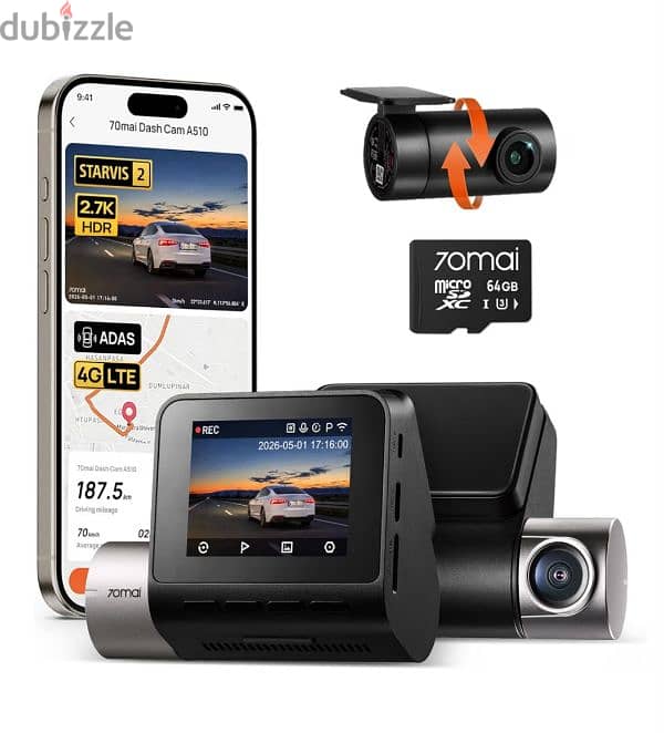 70mai Dash Cam A510 5