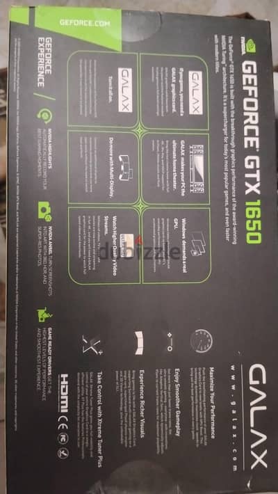 Galax GTX 1650 GDDR6 4GB  للبيع