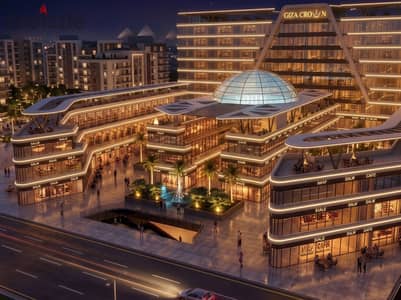 F&B Shop for sale October gardensمحل 16م في الـFood Court بإطلالة مباشرة على البلازا Giza CROWN Towers  علي الحي الايطالي مباشرة في حدايق اكتوبر