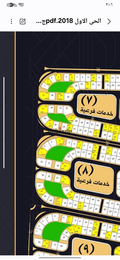 A plot of land in the new October neighborhoods, near Badia