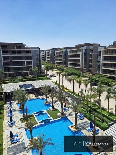Apartment for sale in Patio Oro, Fifth Settlement - a bargain price for a limited time, with a swimming pool view - available for viewing
