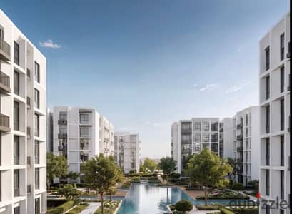 Fully Finished Apartment with a Swimming Pool View for Sale in Waterway, Sheikh Zayed next to Village West