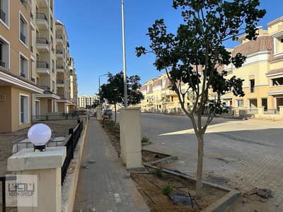 3-room studio apartment for sale at a bargain price in Sarai Compound with a front view, prime location directly next to Madinaty.