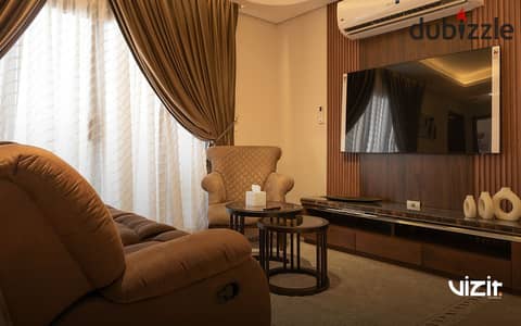 Enjoy a distinctive stay in a two-bedroom apartment within the Zed compound.