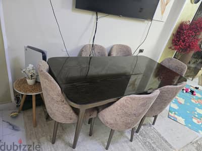 سفرة خشب زان ٦ افراد