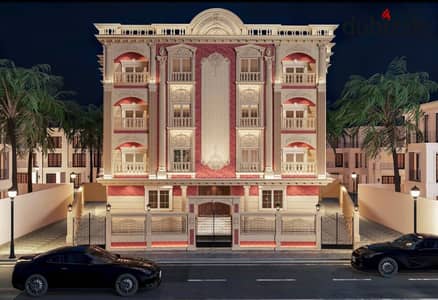 Own an apartment of 210 meters with a clear garden view in the homeland neighborhood, the fifth district