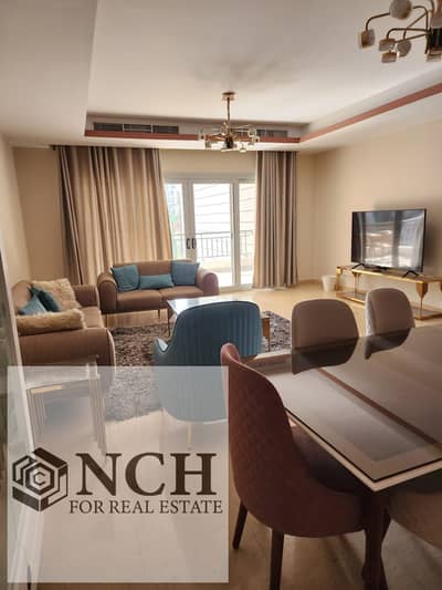 **Premium Apartment for Rent in Cairo Festival City – Direct Garden View**  An excellent long-term rental opportunity in **Cairo Festival City**