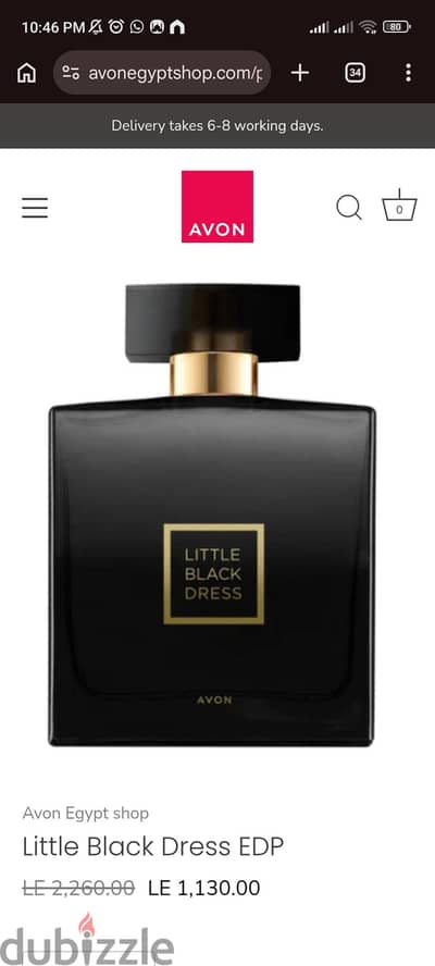 Avon little black dress 50ml