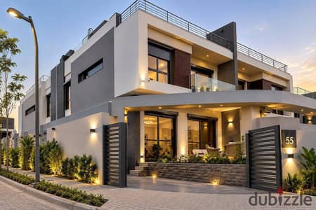 تاون هاوس للبيع في لافيستا باتيو تاون la vista patio town – التجمع الخامس  بجوار لافيستا باتيو 7 وأمام الجامعة الأمريكية (AUC).