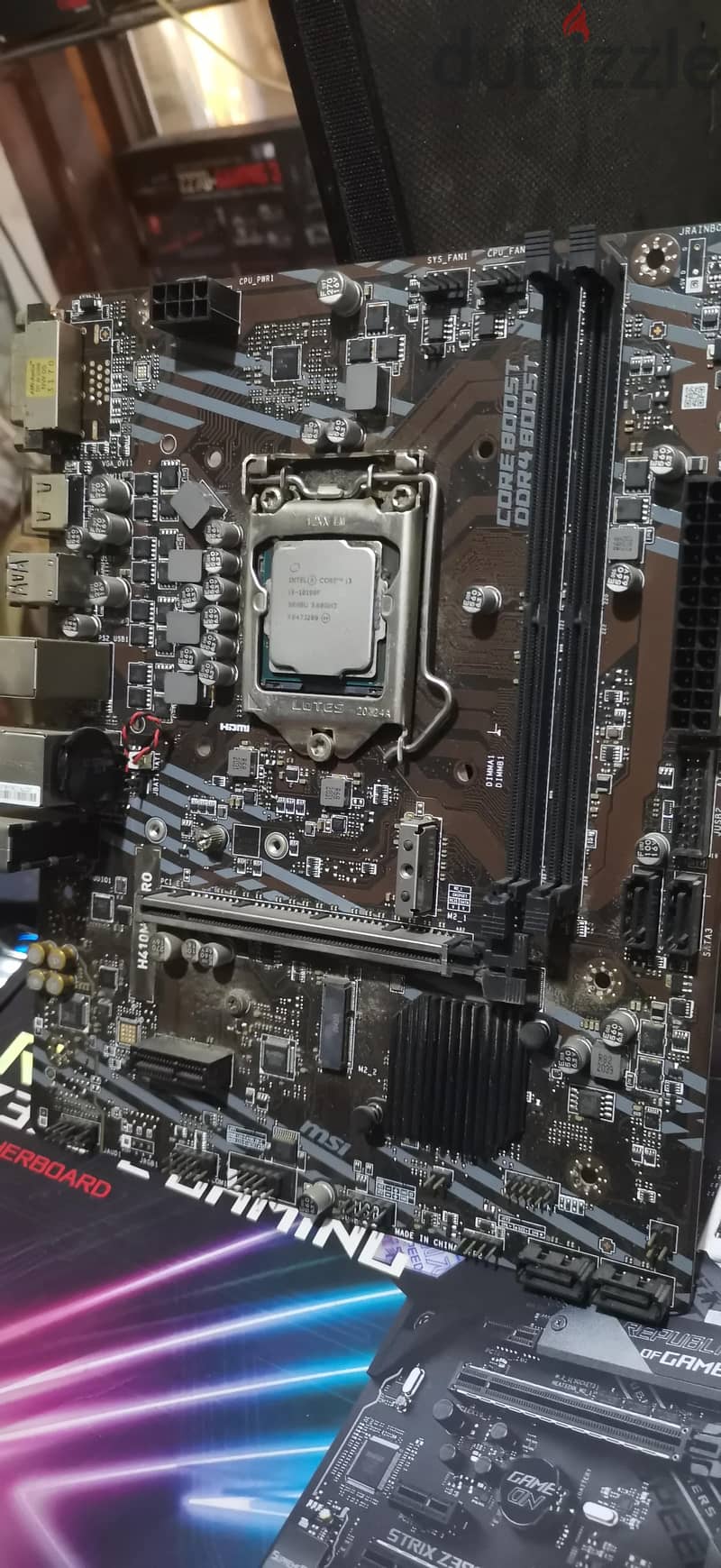 H410 MSI + I3 10100F 1