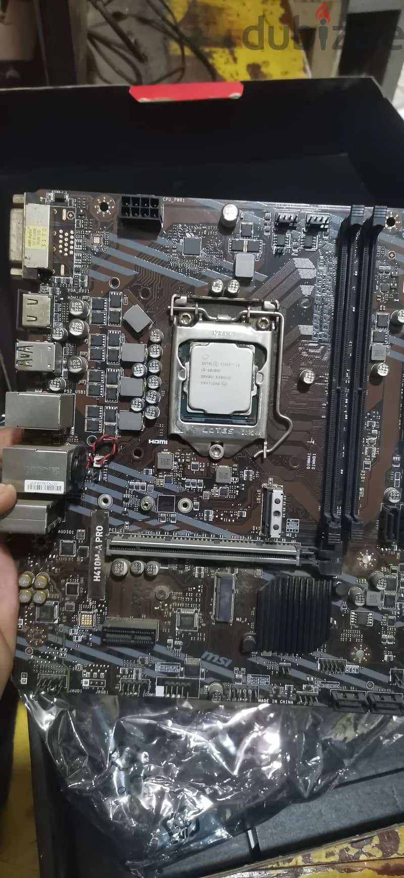 H410 MSI + I3 10100F 2