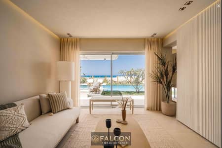 رابع صف من البحر Sea View فيلا بمساحة  وتقسيمة مميزة موزعة على دورين + Private Pool للبيع في المصيف Masyaf راس الحكمة الساحل الشمالي بجوار فوكا باي