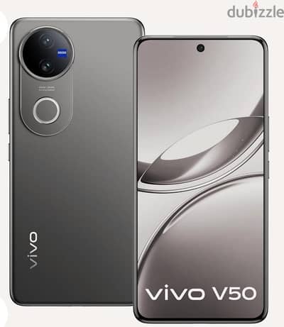 موبايل فيفو v 50 رام ١٢ مساحه 256 5g جديد الكرتونه مبرشمه