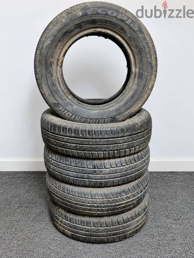 5 فرد كاوتش Bridgestone Ecopia مقاس 175/70 R13 – كانوا على فيات 128