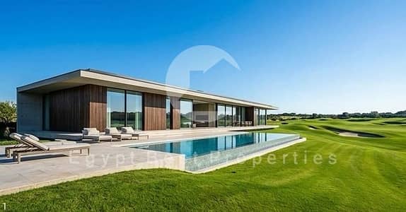Large Villa Golf View with 5% Down payment only !!