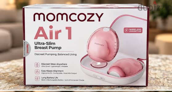 شفاط حليب كهربائي Momcozy Air 1 جديد متبرشم