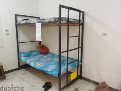 Double layer steel bed