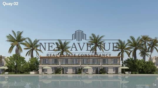 شاليه علوي للبيع في بلايا غزالة الساحل الشمالي بخدمات فندقية من G Hotel تسليم 2027 تشطيب كامل