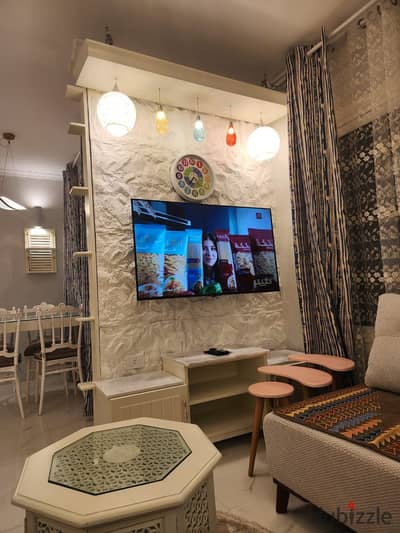 Apartment 74m furnished for rent in Al-Rehab City in the first phase