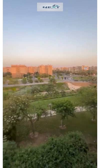 Apartment for rent in the most prestigious and distinguished phase of Madinaty, B3, with the best view and location. The layout includes 3 bedrooms, 3