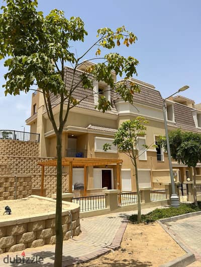 تاون هاوس  + 200م جاردن بموقع مميز للبيع في سراي مستقبل سيتي SARAI Mostakbal City