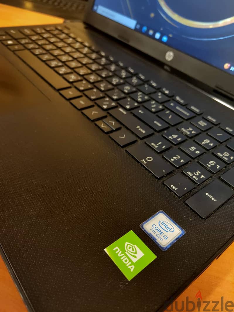 hp core i3 جيل سابع+nvidia mx110 2gb 3