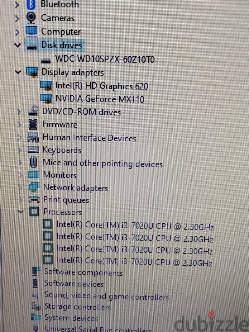 hp core i3 جيل سابع+nvidia mx110 2gb 6