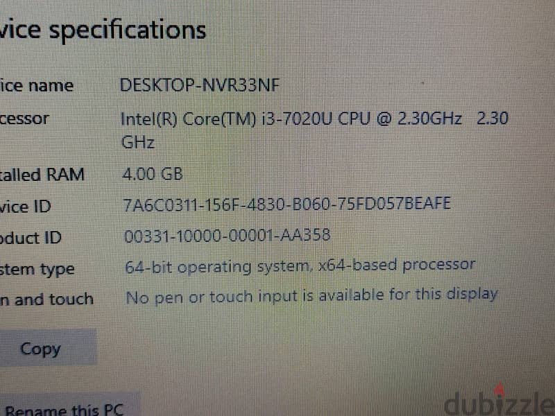 hp core i3 جيل سابع+nvidia mx110 2gb 9