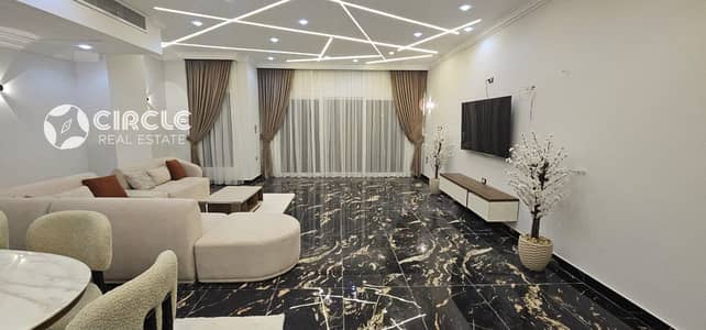 Luxury 250 sqm duplex featuring a 150 sqm private garden, for rent in Hyde Park, New Cairo.