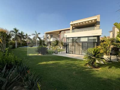 For sale 1150 sqm villa with private pool fully finished and ready for viewing in Lake View Compound near Mivida Fifth Settlement New Cairo