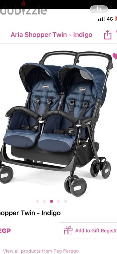 Twin stroller