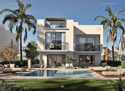 Fully finished twin house in Key of Greens, New Zayed, with an installment plan of up to 12 years.