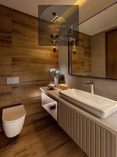 3-room apartment 156 sqm with direct view of landscape and Lake View with down payment, close to Suez Road and minutes from Cairo Airport, near Fifth Settlement and the American University
