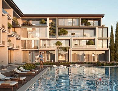 شقة متشطبة بفيو جميل فى فيلاجيو بجانب نادى الجزيرة وجولف فيوز Villagio Modon