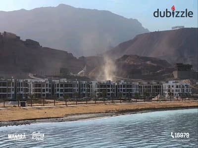 For sale: A 100m² chalet with a direct sea view at Bella Vento, located in the heart of Galala City, Ain Sokhna.
