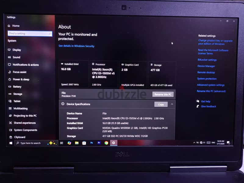 DELL Precision 7510 1