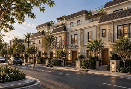 Townhouse Villa with Garden for Sale in the Heart of New Zayed in Basin 1 | Villa-Only Compound | Last Villa | Installments over 8 Years