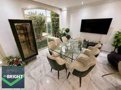 standalone villa for rent - 300sqm - ready to move - fully finished with furniture - private garden - pool view