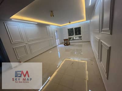 For rent in Madinaty (New Law contract): Apartment with ultra-luxury finishes. 133 sqm apartment + 60 sqm private garden; situated in a prime location