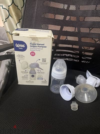 Manual breast pump
