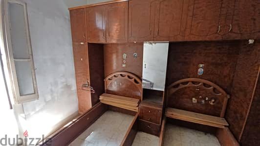 غرفة نوم أطفال 2سرير عرض110و2وحده تخزين بالبلاكار مرايا ووحده ادراج