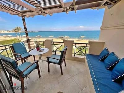 Ready to Move Duplex Chalet for Sale in La Vista Sokhna | 1st Row, 125m + 100m Roof | Ultra Super Lux Finishing, Full Open Sea & Swimming Pool View