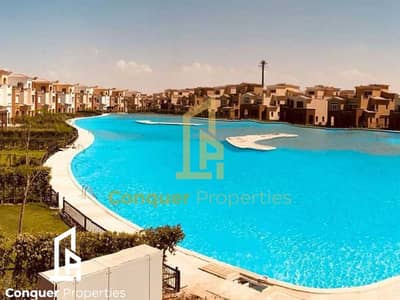 شاليه للبيع فى بلانكا مراسي بفيو حمام سباحه