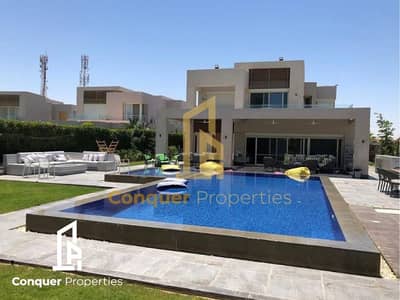 باقل سعر شاليه بالفرش وجاردن  للبيع في هاسيندا باي بفيو مميز