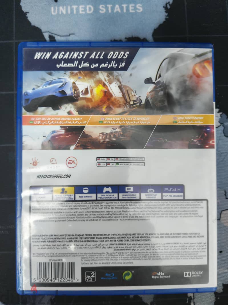 Cd - need for speed payback ps4 1